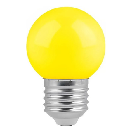 Lámpara led ILUMROS gota g45 1w E27 amarillo