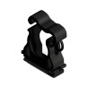 Grampa ajustable NERA negro pvc 20mm 3/4 SISTELECTRIC