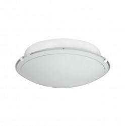 Plafon FERROLUX VERONA para 2 luces 25cms color blanco led de 100w