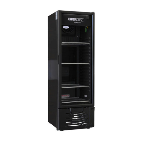 Heladera Exhibidora BRIKET Master 3030 Cíclica 293 Litros negro