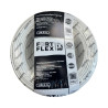 Cable unipolar FORTFLEX 1,5mm2 rollo por 100 metros blanco CLASE 4 IRAM 2183