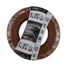 Cable unipolar FORTFLEX 2,5mm2 rollo marron CLASE 4 IRAM 2183