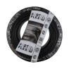 Cable unipolar FORTFLEX 2,5mm2 rollo por 100 metros negro CLASE 4 IRAM 2183