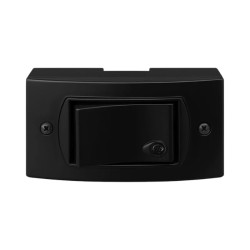 Verona black llave exterior JELUZ negro 1 punto 10A