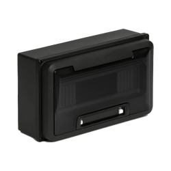 Caja para térmica NERA pvc 12 módulos exterior con tapa negro