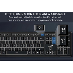 Teclado GENIUS SLIMSTAR 820 retroiluminado USB