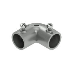 Codo galvanizado DAISA 7/8'' con registro uso interior