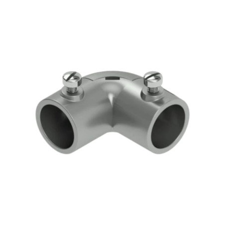 Codo galvanizado DAISA 7/8'' con registro uso interior