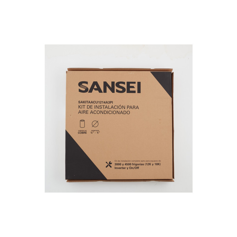 Kit de instalación de Aire acondicionado SANSEI 3000FG A 4500FG 1/4 y 1/2 inverter On-off