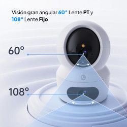 Cámara de Seguridad EZVIZ H7C 4MP con seguimiento inteligente