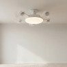 Ventilador dron con luz ILUMROS 60W 5 brazos c/control remoto