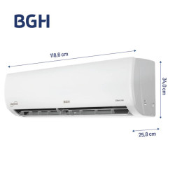 Aire Acondicionado BGH 9116F 10600w Split frío calor Inverter