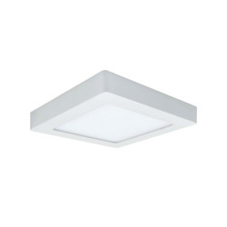 Plafón led BELLALUX cuadrado 18W 1260lm 6500K luz fría
