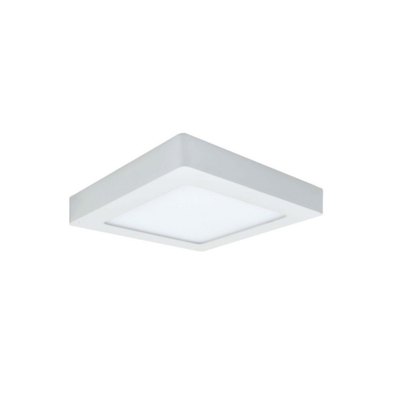 Plafón led BELLALUX cuadrado 12W 900lm 3000K luz cálida