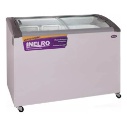 Freezer exhibidor INELRO FIH350PIPLUS 279 Litros gris REACONDICIONADO