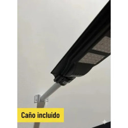 Alumbrado público led solar ILUMROS 60W c/caño c/control 6500K luz fría dimm
