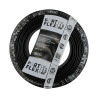 Cable unipolar FORTFLEX 1,5mm2 rollo por 100 metros negro CLASE 4 IRAM 2183