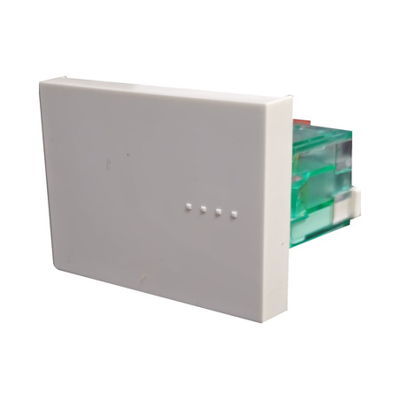 Módulo combinación CAMBRE BAUHAUS tecla doble 10A blanco