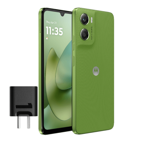 Celular MOTOROLA G06 4GB RAM 128GB verde con cargador