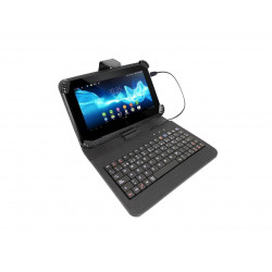 Funda NISUTA para tablet 7 8 con teclado y micro usb