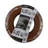 Cable unipolar FORTFLEX 4mm2 rollo por 100 metros marron CLASE 4 IRAM 2183