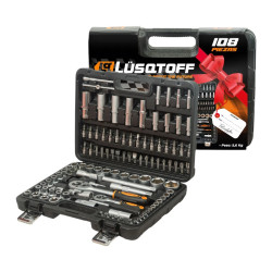 Set herramientas LUSQTOFF maletin 108 piezas SET108LQR