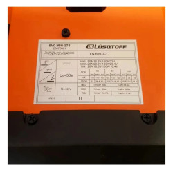 Soldadora inverter mig/mma LUSQTOFF 160A EVOMIG-175