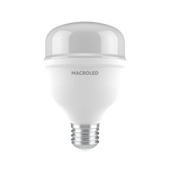Lámpara led MACROLED bulbón E27 20W 2000lm 6500K luz fría