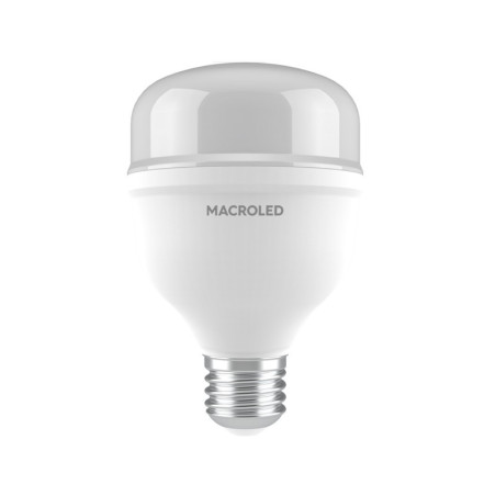Lámpara led MACROLED bulbón E27 20W 2000lm 6500K luz fría