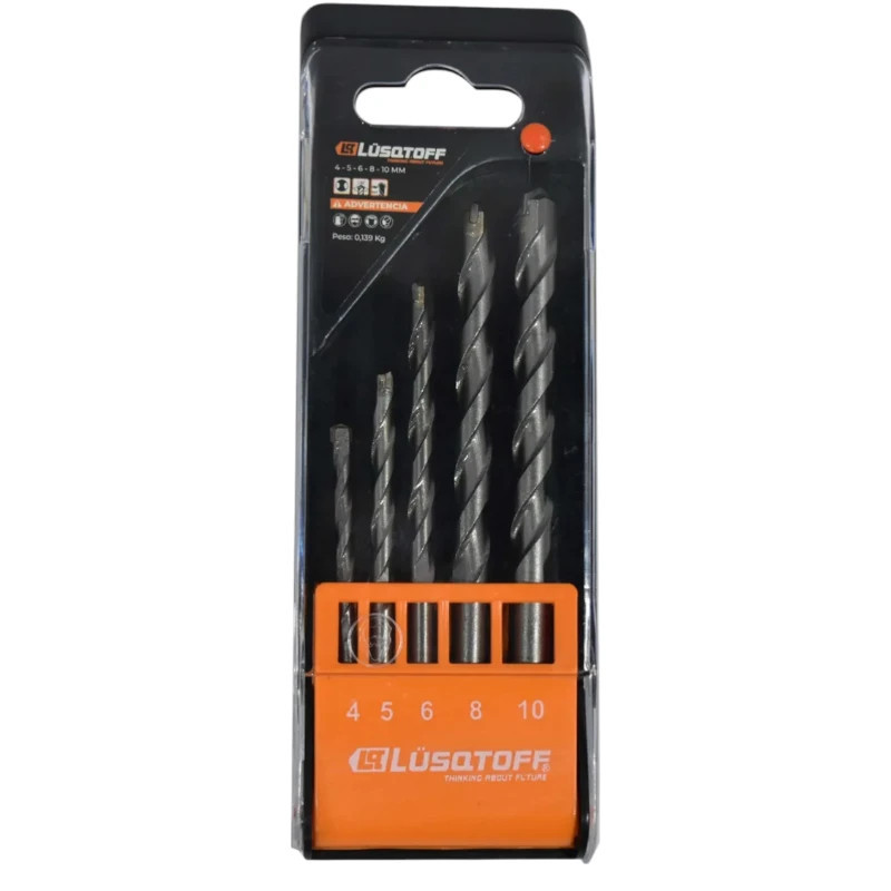 Kit de mechas widia LUSQTOFF 5 piezas JMV5-9