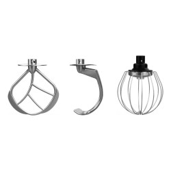 Batidora planetaria LUSQTOFF LQ-1000C 1000w 5 Litros bowl acero inoxidable crema