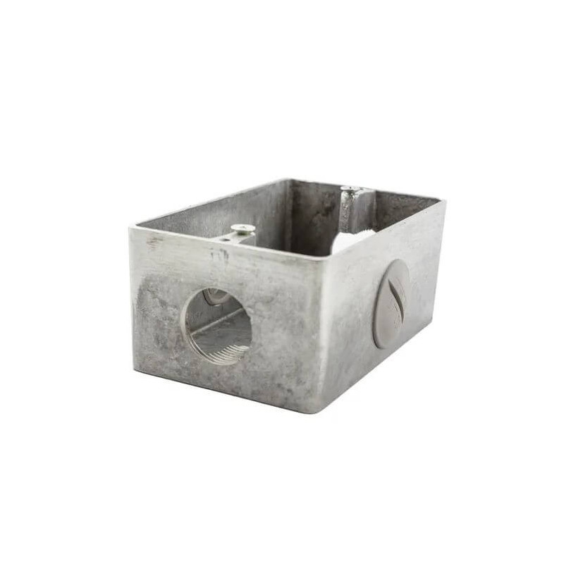 Caja DAISA múltiple 3/4' BPS aluminio para bastidor sin tapa