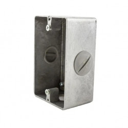 Caja DAISA múltiple 3/4' BPS aluminio para bastidor sin tapa