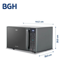 Microondas digital BGH Quick Chef Eco 20 Litros PNH049509-B120DS20I Silver