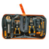 Set herramientas portatil LUSQTOFF estuche 9 piezas