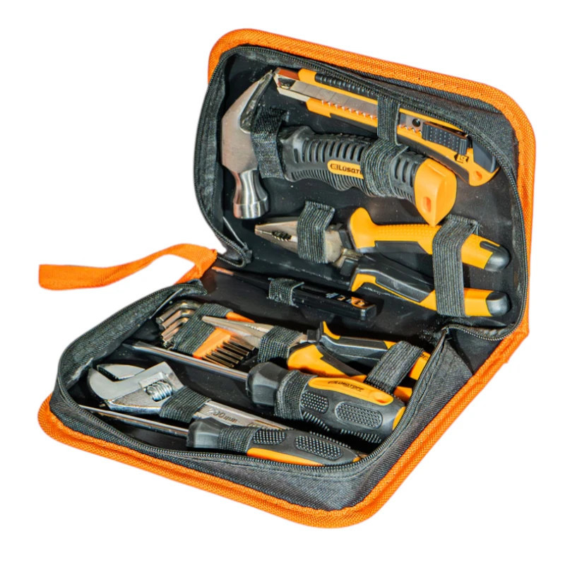 Set herramientas portatil LUSQTOFF estuche 9 piezas