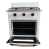 Cocina BRAM-METAL a gas 53cm 2 hornallas blanca