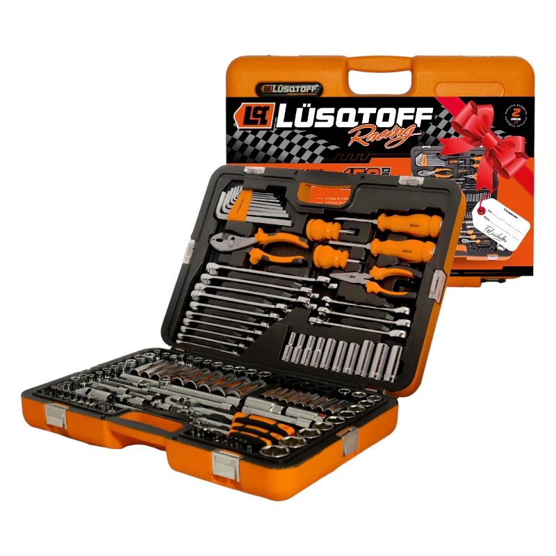 Set herramientas racing LUSQTOFF maletin 150 piezas SHL150-9R