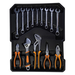 Set herramientas portatil LUSQTOFF maletin 107 piezas + taladro LQCT107-8K