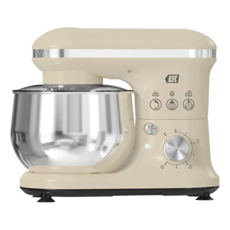 Batidora planetaria LUSQTOFF LQ-1000C 1000w 5 Litros bowl acero inoxidable crema