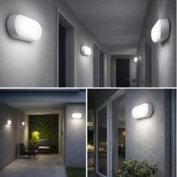 Tortuga led BAEL LEO ovalado IP65 18W 1400lm 6500K luz fría blanca