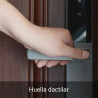 Cerradura inteligente Wi-Fi EZVIZ DL05 IP65 con acceso huella dactilar