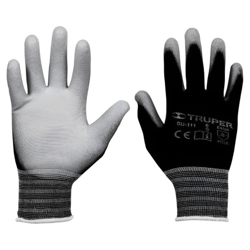 Guante de nylon poliuretano TRUPER grande