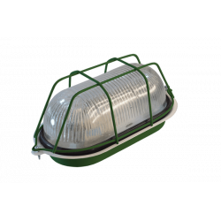 Tortuga chapa led industrial ovalada grande verde