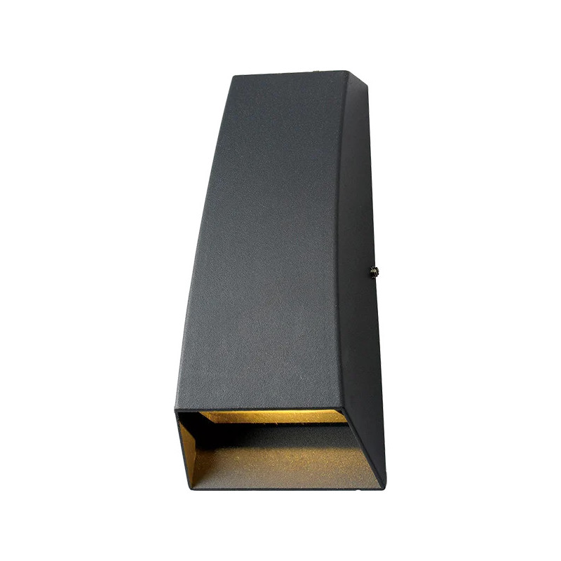 Aplique BAEL PATER bidireccional 6W IP54 3000K luz cálida negro