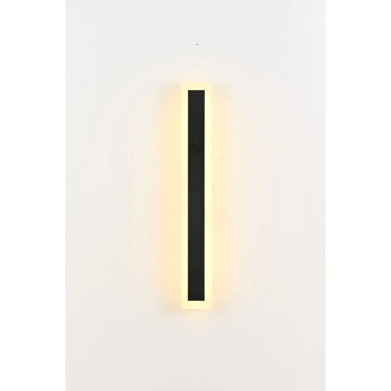 Aplique led BAEL ATLAS 300 6W 480lm IP65 3000K luz cálida negro