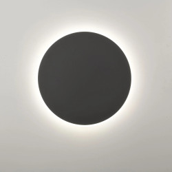 Aplique BAEL ATLAS 600 redondo 18W 1440lm IP65 3000K luz cálida negro