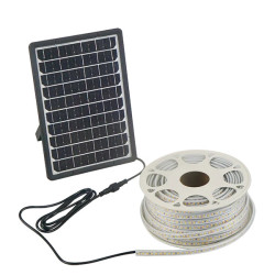 Tira led solar BAEL ASTOR 20 IP65 2700K luz cálida rollo 20 metros