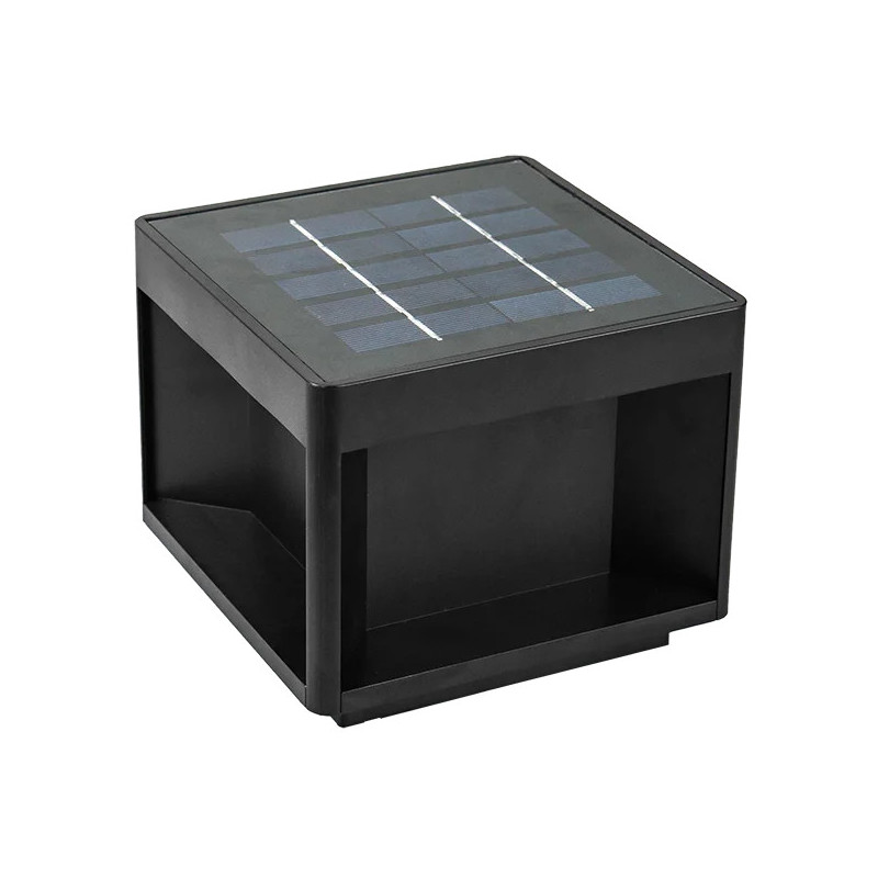 Aplique led solar BAEL TERRA IP65 100lm 3000-4000-6500k luz fría-neutra-cálida