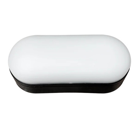 Tortuga led BAEL LEO ovalado IP65 12W 960lm 4000K luz neutra negra